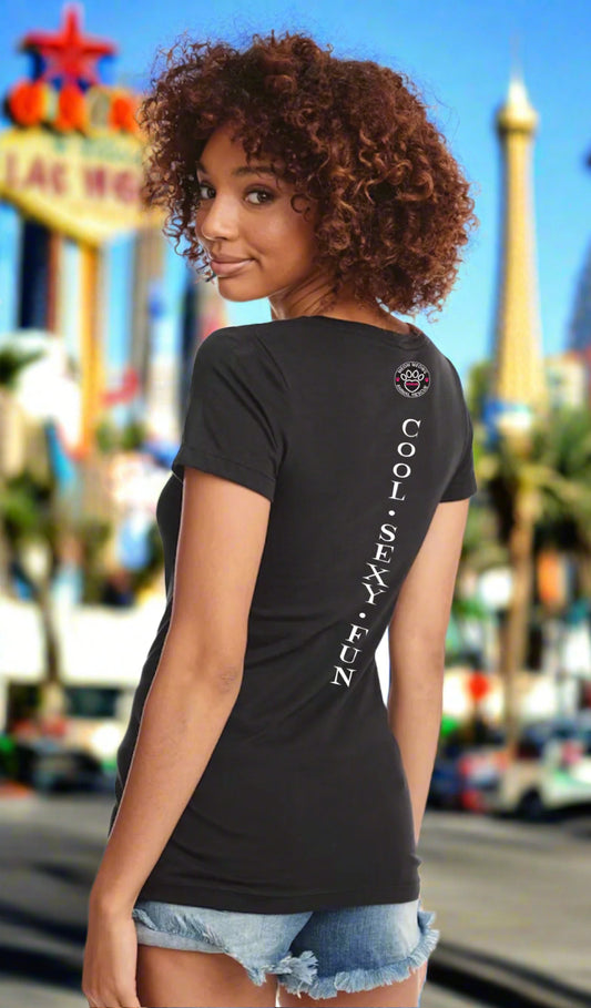 Meow Meows Black with White logo T-shirt