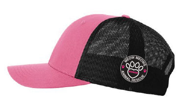 Corporate Outline Hot Pink/ Black Trucker Hat