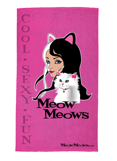 Pink Terry Velour Beach Towel Cool, Sexy, Fun