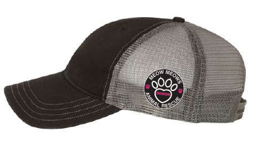 Meow Meows Black/ Charcoal Trucker Hat