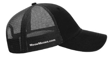 Meow Meows Black Trucker Hat